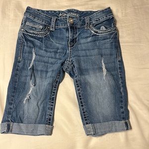 Ariya womens jean shorts